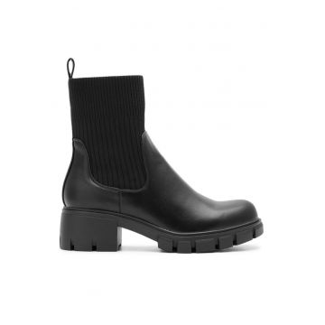 Botine dama -  590486294276639 - Piele ecologica - Negru