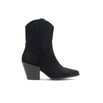 Botine dama -  590558802537536 - Piele ecologica - Negru