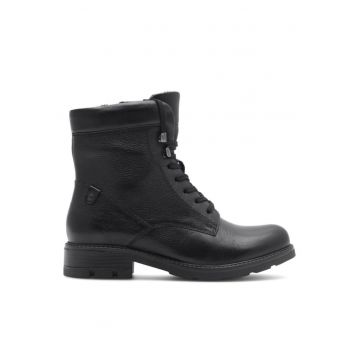 Botine dama -  590558806005536 - Piele naturala - Negru