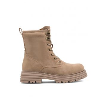 Botine dama -  590558806402236 - Piele ecologica - Bej