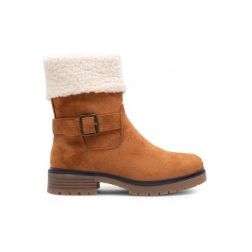 Botine dama -  590558807793037 - Piele ecologica - Maro