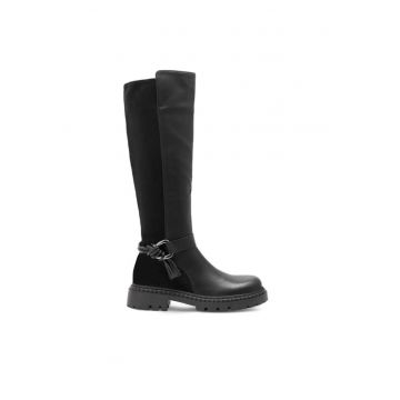 Botine dama -  590558811589236 - Sintetic - Negru