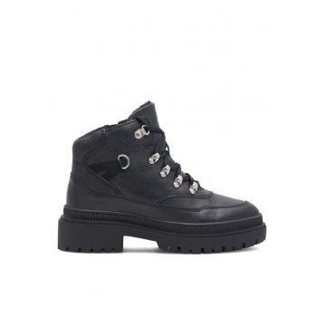 Botine dama -  590558812501340 - Piele naturala - Negru