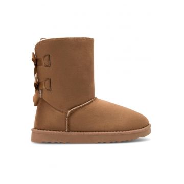 Botine dama -  590558812725337 - Piele ecologica - Maro