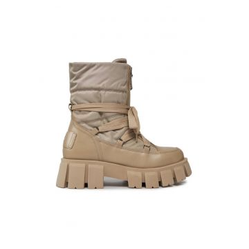 Botine dama - 303195 - Piele naturala - Maro