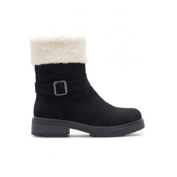 Botine dama -  590558807792336 - Piele ecologica - Negru