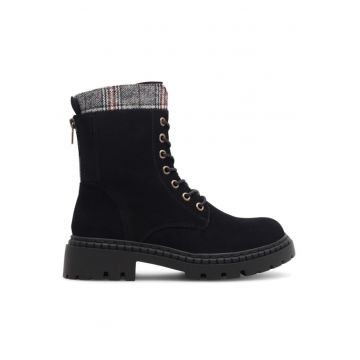 Botine dama - 590558807884536 - Piele ecologica - Negru