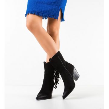 Botine dama Neamt Negre