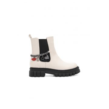 Botine copii -  590559 - Sintetic/Textil - Bej