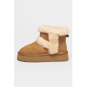Ghete slip-on din piele intoarsa Ghete slip-on din piele intoarsa