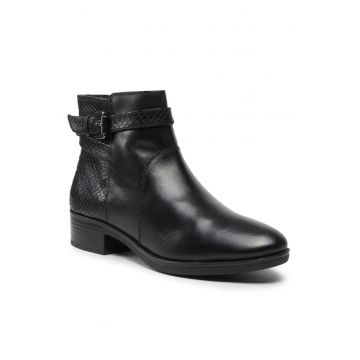 Botine dama -  209929379 - Piele naturala - Negru