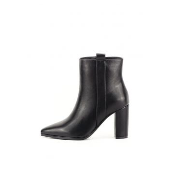 Botine negre office/casual Ginger 117 6730