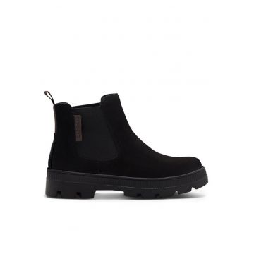 Botine dama -  590486291817437 - Piele naturala - Negru