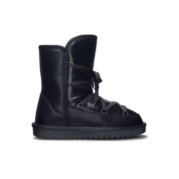 Botine dama -  590558803164238 - Piele naturala - Negru