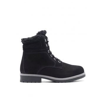Botine dama -  590558808263738 - Piele naturala/Piele nabuc - Negru
