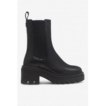 Ghete dama  5903419555749 - Piele naturala - Negru