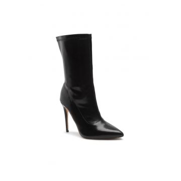 Botine dama - 301728054 - Piele ecologica - Negru Botine dama - 301728054 - Piele ecologica - Negru