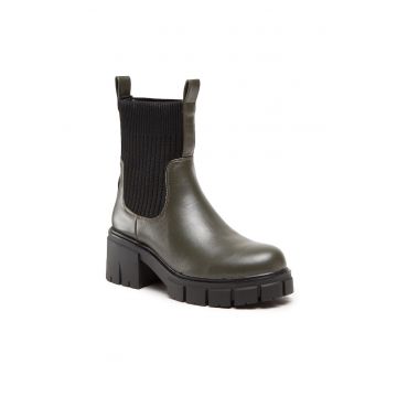 Botine dama - 301728085 - Piele ecologica - Kaki Botine dama - 301728085 - Piele ecologica - Kaki