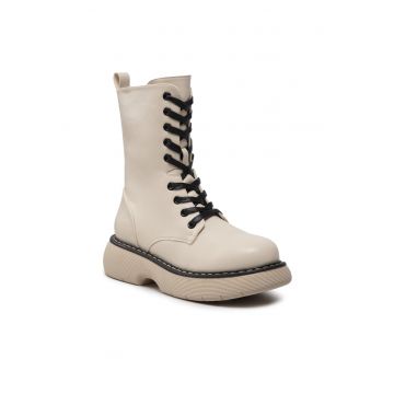 Botine dama - 301728146 - Piele ecologica - Bej Botine dama - 301728146 - Piele ecologica - Bej