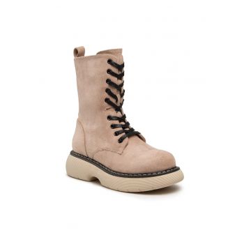 Botine dama - 301728191 - Textil - Bej Botine dama - 301728191 - Textil - Bej