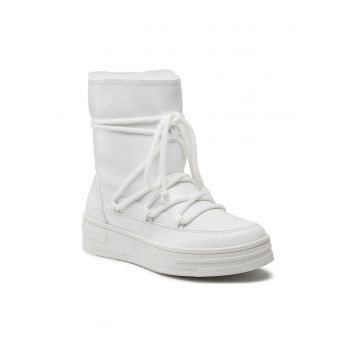 Botine dama - 5904862248769 - Piele ecologica - Alb Botine dama - 5904862248769 - Piele ecologica - Alb