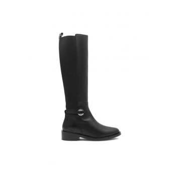 Botine dama -  590558804819039 - Piele naturala - Negru
