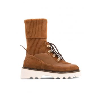 Botine dama -  590558810168038 - Piele naturala - Maro