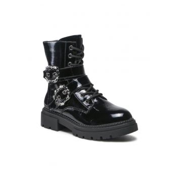 Ghete dama -  5904248074272 - Negru - Piele ecologica