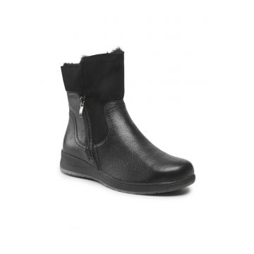 Botine dama - 301230182 - Piele naturala - Negru Botine dama - 301230182 - Piele naturala - Negru