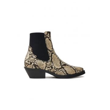 Botine dama - 83745 - Piele ecologica - Bej Botine dama - 83745 - Piele ecologica - Bej
