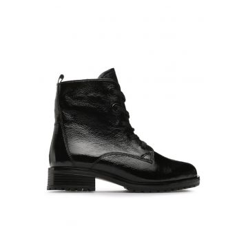 Botine dama -  303177201355 - Piele naturala - Negru