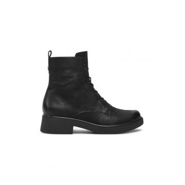 Botine dama - 304314 - Piele nabuc - Negru - Botine dama - 304314 - Piele nabuc - Negru -