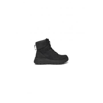 Ghete dama  303983260 - Piele ecologica - 36 EU - Negru Ghete dama  303983260 - Piele ecologica - 36 EU - Negru