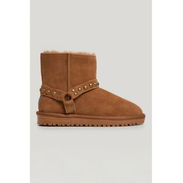 Ghete slip-on de piele intoarsa Ghete slip-on de piele intoarsa