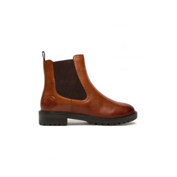 Botine dama -  25992 - Piele ecologica - Maro