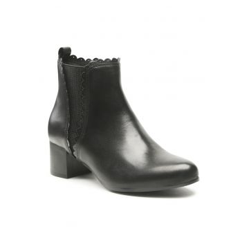 Botine dama - 301235408 - Piele naturala - Negru Botine dama - 301235408 - Piele naturala - Negru