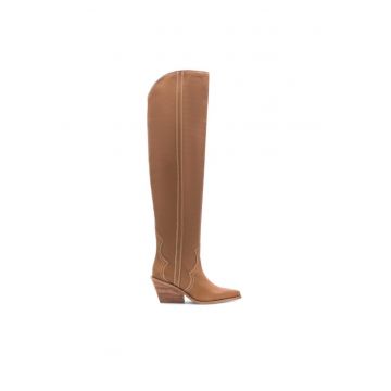 Botine dama -  590558800278936 - Piele naturala - Maro