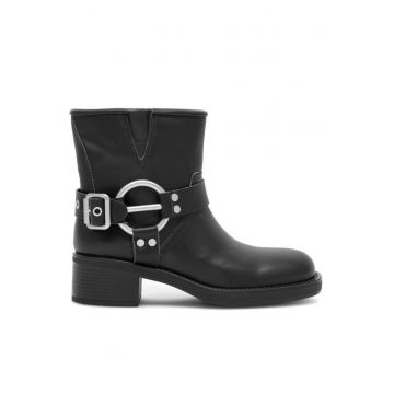 Botine dama -  590558826346338 - Piele naturala - Negru