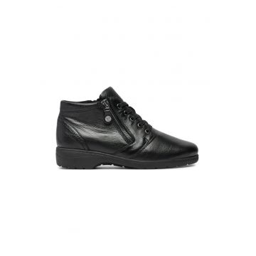 Botine dama -  304315 - Piele naturala - Negru1