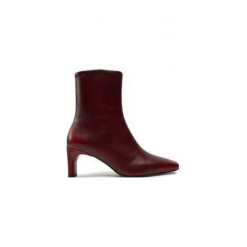 Botine dama  5823-018-47 - Piele naturala - 39 EU - Rosu