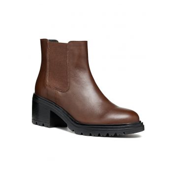 Botine dama  D16QCE-043NH - Textil - Maro