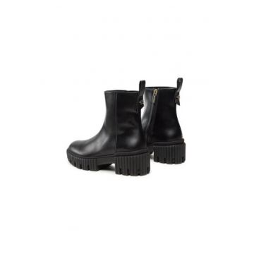 Botine dama  D4B365P1VISH0000 - Piele naturala - 38 EU - Negru