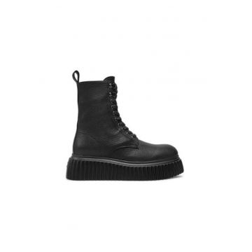 Botine dama  D751564PGKI0121013 - Piele naturala - 39 EU - Negru