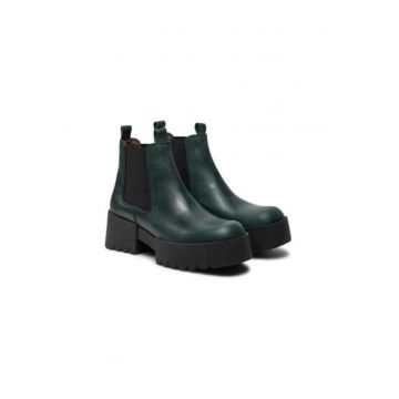 Botine dama  EXIA123FLY - Piele naturala - 40 EU - Verde