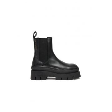 Botine dama  GWL82 .000.C0002L - Piele ecologica - Negru