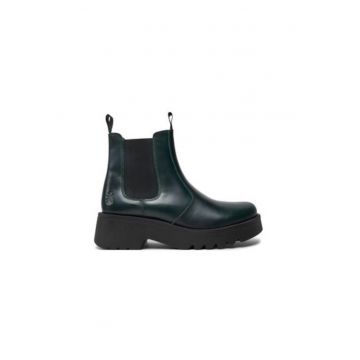 Botine dama  MEDI789FLY - Piele naturala - Verde