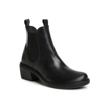 Botine dama  MEME030FLY - Piele naturala - 39 EU - Negru