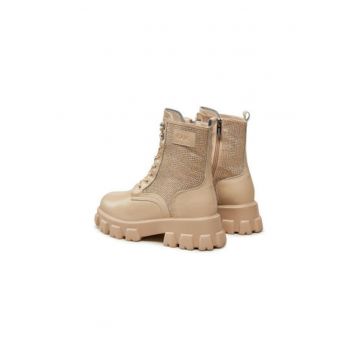 Botine dama  OO2N4108 - Textil - 37 EU - Bej