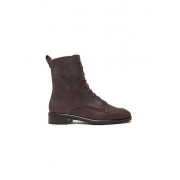 Botine dama  TZAVA - Piele naturala - 37 EU - Maro