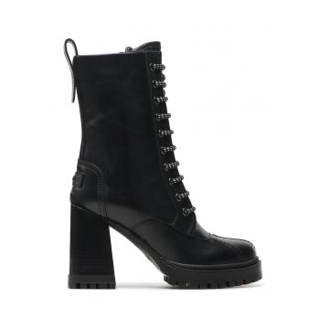 Botine dama  YF88CMB BX1343 - Piele naturala - 40 EU - Negru